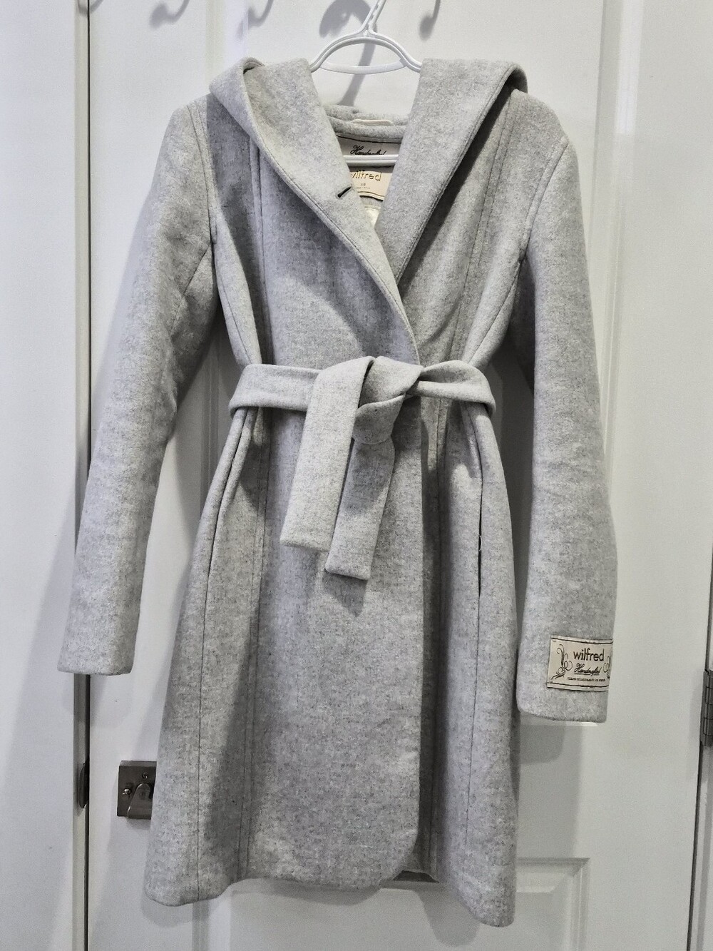 Aritzia Wilfred Wool Cashmere Blend Coat XS